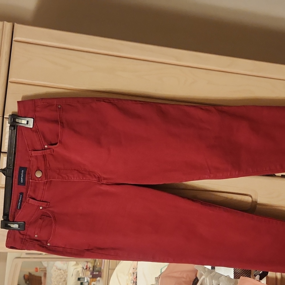 A pair of Fall like burgandy pants size 10 by CHARTER CLUB $17. - Picture 4 of 4